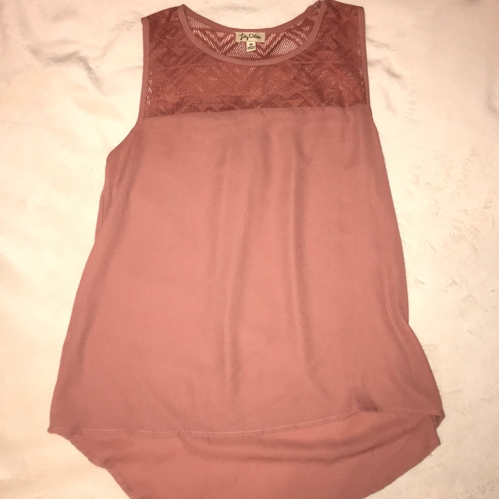 Pink summer tank top